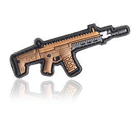 101 INC 3D Rubber Patch mit Klettflche Scar coyote