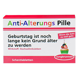 Scherzartikel Schokolinsen Anti-Alterungs Pille
