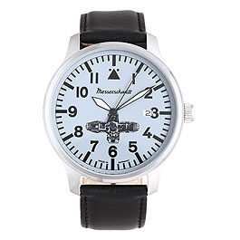 Messerschmitt Boxer-Uhr ME-Boxer 1 mit Lederband