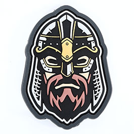 Mil-Spec Monkey 3D Rubber Patch Viking Warrior Head fullcolor