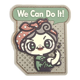 Mil-Spec Monkey 3D Rubber Patch We Can Do It Cute multicam