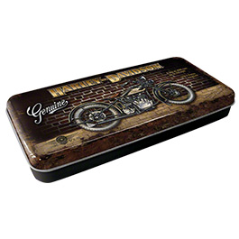 Harley Davidson Stiftebox aus Metall