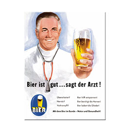 Magnet - Bier ist gut ... sagt der Arzt!