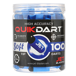 CEDA 100 Stck Schaumstoff High Accuracy Quick Darts blau fr Jet Blaster Model-S