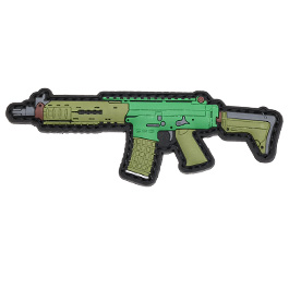 G&G 3D Rubber Patch mit Klettflche GK5C Airsoft Sturmgewehr grn