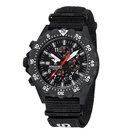 KHS Armbanduhr Shooter MKII Chronograph Natoband XTAC schwarz