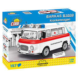 Cobi Youngtimer Collection Barkas B1000 SMH3 Krankenwagen 157 Teile 24595 Bild 1 xxx: