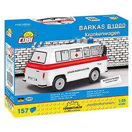 Cobi Youngtimer Collection Barkas B1000 SMH3 Krankenwagen 157 Teile 24595 Bild 2