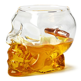 Barbuzzo Whiskeyglas Last Man Standing Skull 200ml