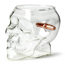 Barbuzzo Whiskeyglas Last Man Standing Skull 200ml Bild 1 xxx: