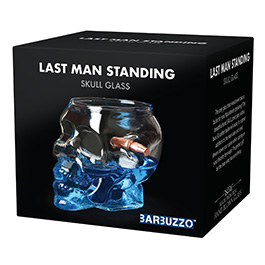 Barbuzzo Whiskeyglas Last Man Standing Skull 200ml Bild 4
