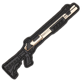 Jag Arms 3D Rubber Patch mit Klettflche Scattergun SP Airsoft Shotgun Tan