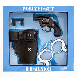 R8 Junior Polizei Set inkl. Spielzeugrevolver 8-Schuss