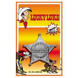 Lucky Luke Sheriff Stern Metall