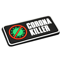 3D Rubber Patch mit Klettfläche Corona Killer Bild 1 xxx: