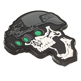 101 INC. 3D Rubber Patch mit Klettfläche Night Vision Skull fullcolor Bild 1 xxx:
