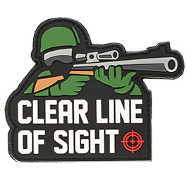 101 INC 3D Rubber Patch mit Klettflche Clear line of sight fullcolor