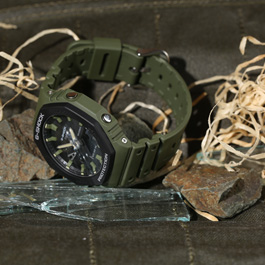 Casio G-Shock Uhr Armbanduhr GA-2110SU-3AER oliv Bild 5