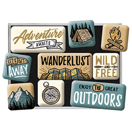 Magnet Set Outdoor Adventure 9-teilig