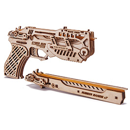 3D Holzpuzzle Pistole 122 Teile schussfähig Bild 1 xxx: