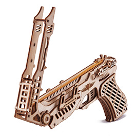 3D Holzpuzzle Pistole 122 Teile schussfähig Bild 3
