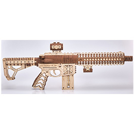 3D Holzpuzzle AR-T Sturmgewehr 496 Teile schussfähig Bild 3