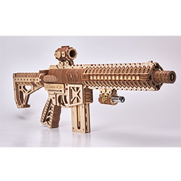 3D Holzpuzzle AR-T Sturmgewehr 496 Teile schussfähig Bild 4