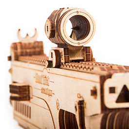 3D Holzpuzzle Sturmgewehr 158 Teile schussfähig Bild 3