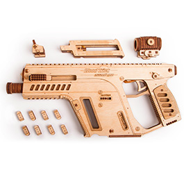 3D Holzpuzzle Sturmgewehr 158 Teile schussfähig Bild 4