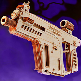 3D Holzpuzzle Sturmgewehr 158 Teile schussfähig Bild 5