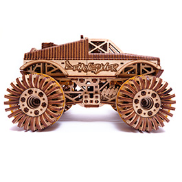 3D Holzpuzzle Monster Truck 556 Teile fahrfähig Bild 3