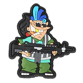 101 INC 3D Rubber Patch mit Klettflche Doddy jerk fullcolor