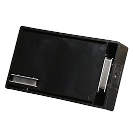 Magnetische Schlüsselbox mit Schiebedeckel schwarz 9,2x5,4x1,7 cm Bild 4
