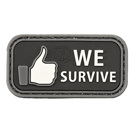 JTG 3D Rubber Patch mit Klettflche We Survive swat