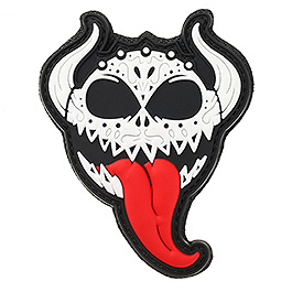 101 INC 3D Rubber Patch mit Klettflche Devil tongue fullcolor