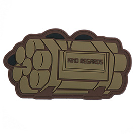 101 INC 3D Rubber Patch mit Klettflche Kind regards coyote