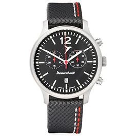 Messerschmitt Fliegerchrono ME5021-42L mit Neoprenarmband schwarz