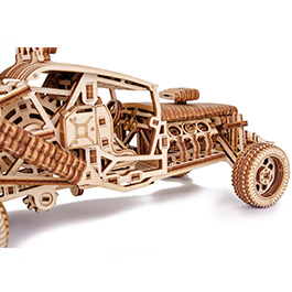 3D Holzpuzzle Mad Buggy 322 Teile fahrfähig Bild 3