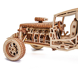 3D Holzpuzzle Mad Buggy 322 Teile fahrfähig Bild 4