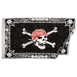 Flagge Piraten Totenkopf 150 x 90 cm Bild 1 xxx: