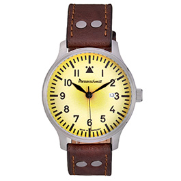 Messerschmitt Fliegeruhr ME-42 Vintage-1 mit Lederarmband