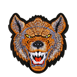 JTG 3D Patch mit Klettfläche Angry Wolf Patch fullcolor