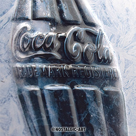 Blechschild Coca Cola Ice White 20 x 30 cm weiß Bild 1 xxx: