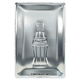 Blechschild Coca Cola Ice White 20 x 30 cm weiß Bild 2