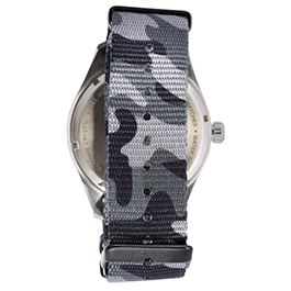 KHS Armbanduhr Seeker Steel Natoband Camouflage schwarz Bild 2