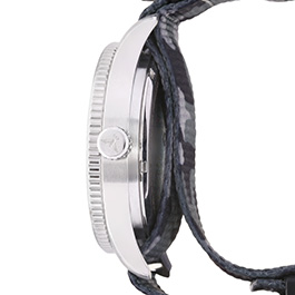 KHS Armbanduhr Seeker Steel Blue Edition Natoband camouflage schwarz Bild 4