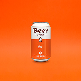 Kleinbild 2 Bier Socken Ale in der Bierdose Gr. 41-45