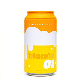 Kleinbild 3 Craft Bier Socken Blonde in der Bierdose Gr. 41-45