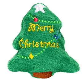 JTG 3D Klettpatch Merry Christmas Tree Plschpatch grn