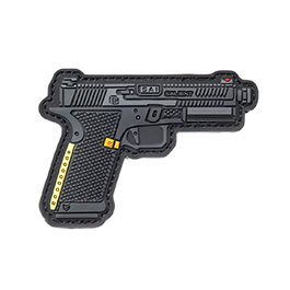 EMG 3D Rubber Patch Salient Arms SAI BLU Standard Pistole grau / schwarz